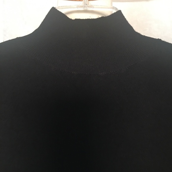 Zara Black Mock Turtleneck Sweater Size Small - Picture 4 of 8